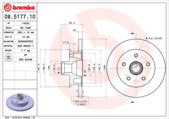 AP 14233 - Brake Disc autospares.lv