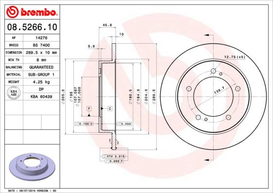 AP 14276 - Brake Disc autospares.lv