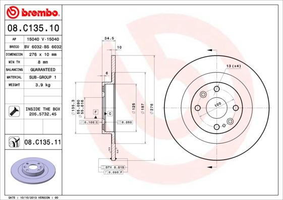 AP 15040 - Brake Disc autospares.lv