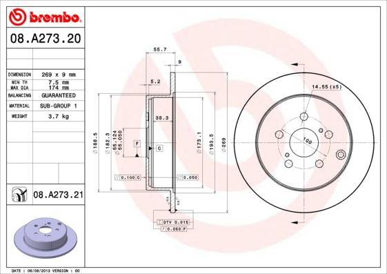 AP 15047 - Brake Disc autospares.lv