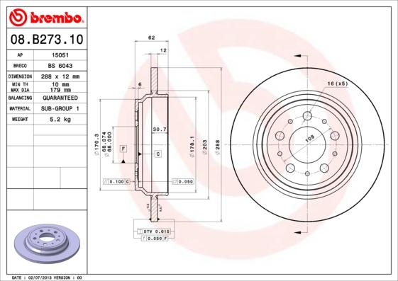 AP 15051 - Brake Disc autospares.lv