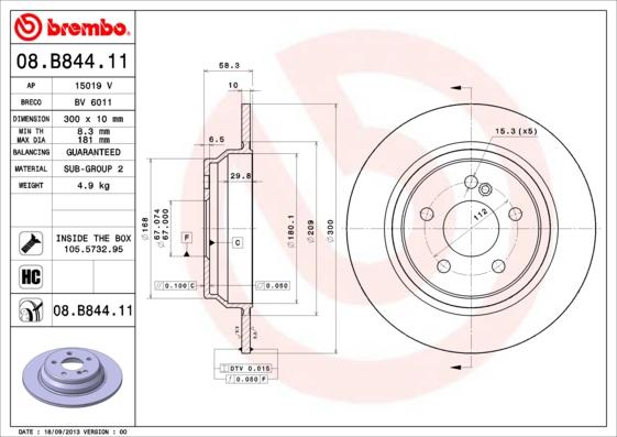 AP 15019 V - Brake Disc autospares.lv