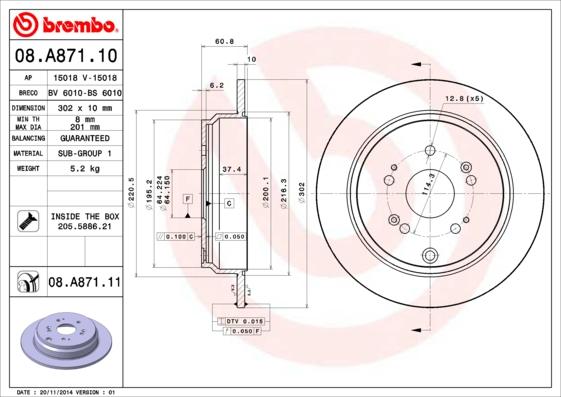 AP 15018 - Brake Disc autospares.lv