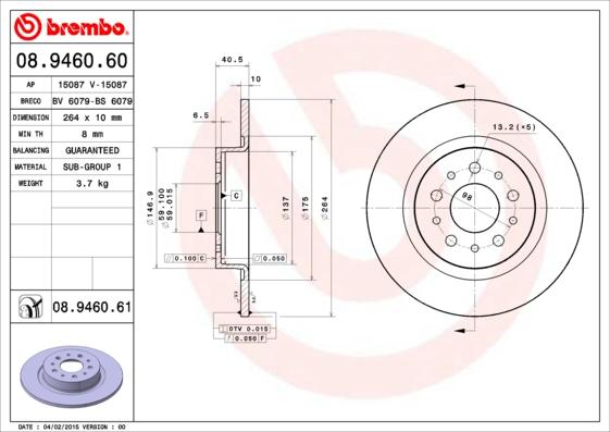 AP 15087 - Brake Disc autospares.lv