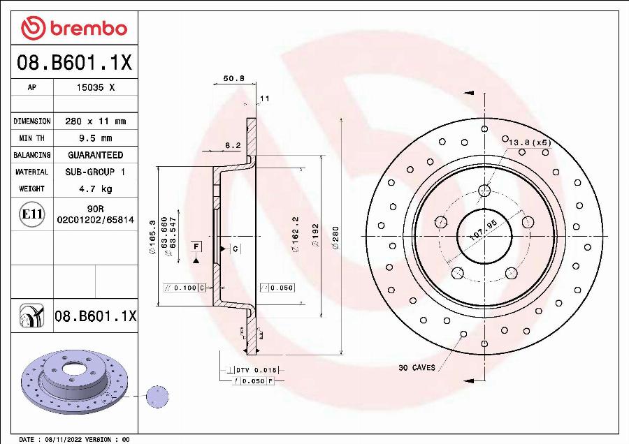 AP 15035 X - Brake Disc autospares.lv