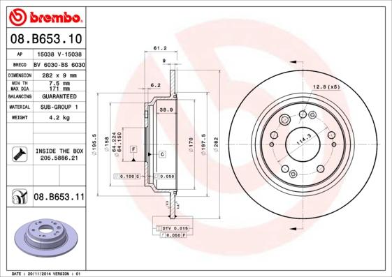 AP 15038 - Brake Disc autospares.lv