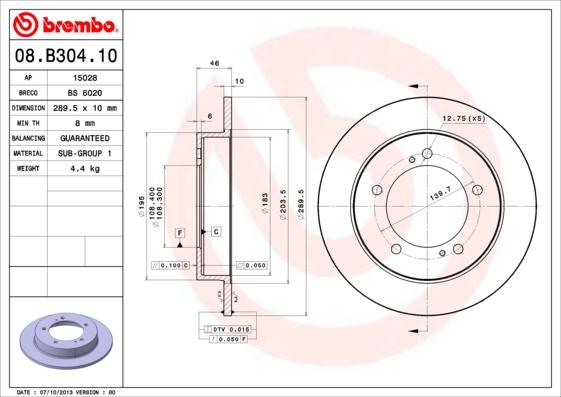 AP 15028 - Brake Disc autospares.lv