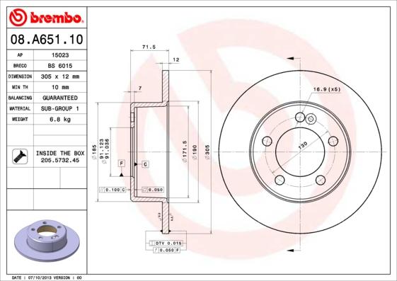 AP 15023 - Brake Disc autospares.lv