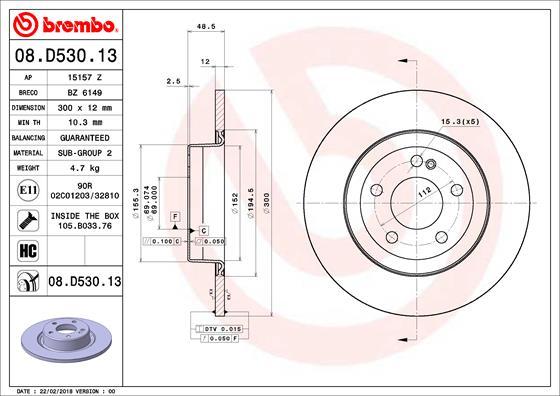 AP 15157 Z - Brake Disc autospares.lv