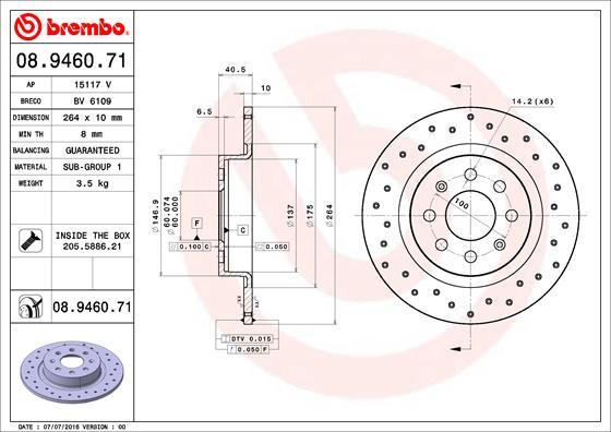 AP 15117 V - Brake Disc autospares.lv