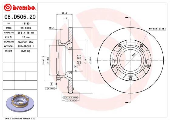 AP 15183 - Brake Disc autospares.lv