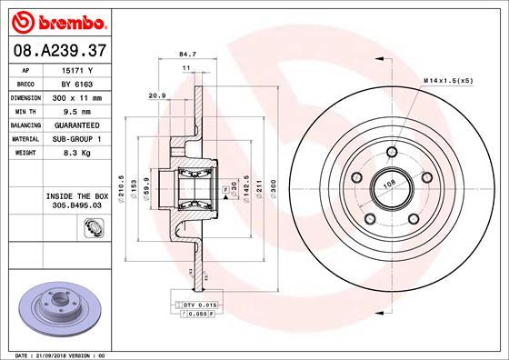 AP 15171Y - Brake Disc autospares.lv