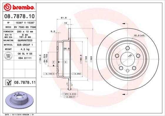 AP 15387 - Brake Disc autospares.lv