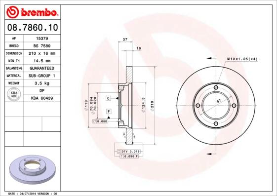 AP 15379 - Brake Disc autospares.lv