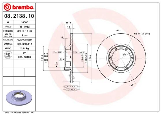 AP 16000 - Brake Disc autospares.lv