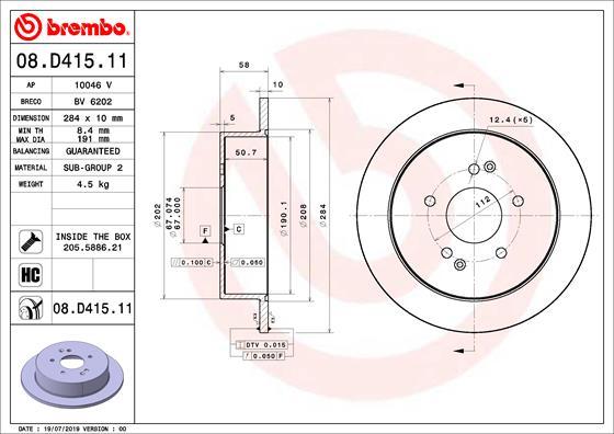 AP 10046 V - Brake Disc autospares.lv