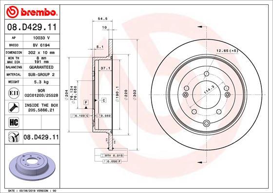 AP 10033 V - Brake Disc autospares.lv