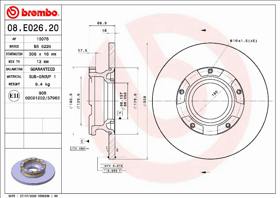 AP 10075 - Brake Disc autospares.lv