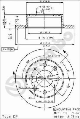 AP 10140 - Brake Disc autospares.lv