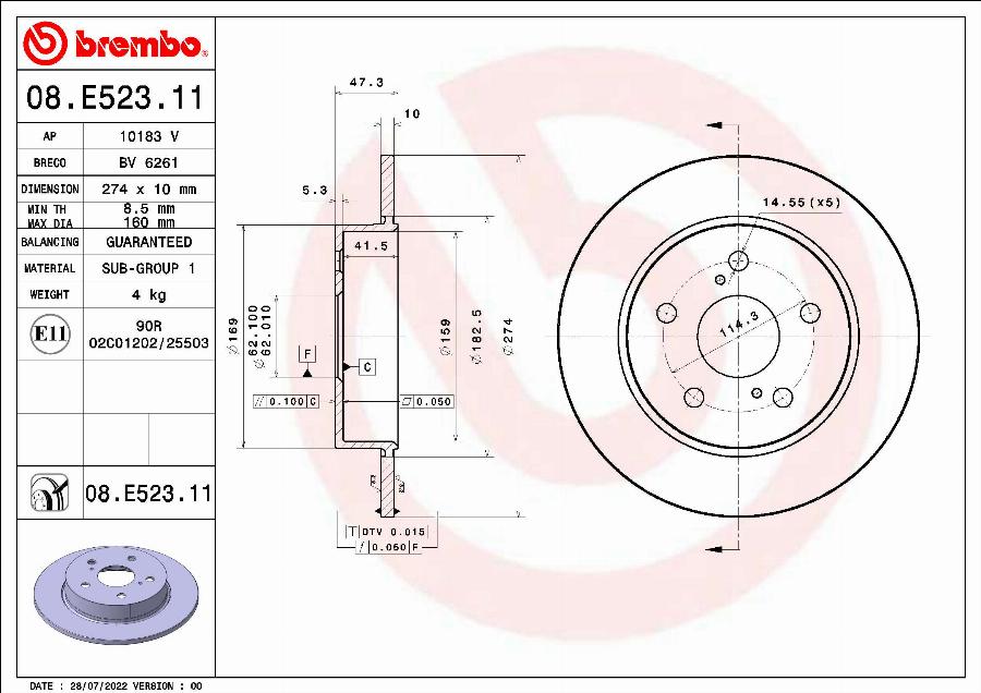 AP 10183 V - Brake Disc autospares.lv