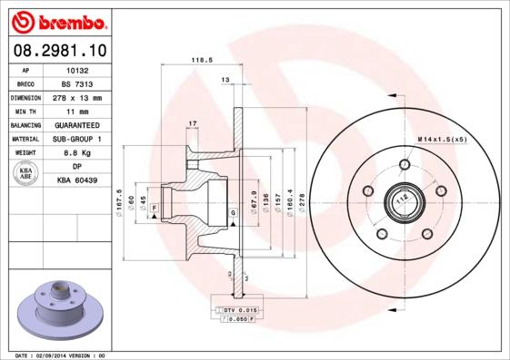 AP 10132 - Brake Disc autospares.lv