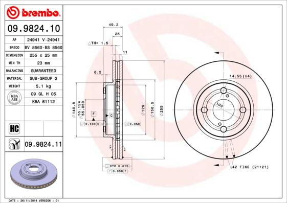 AP 24941 - Brake Disc autospares.lv