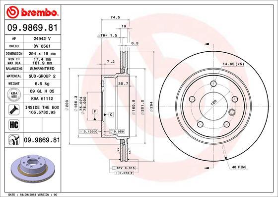 AP 24942 V - Brake Disc autospares.lv