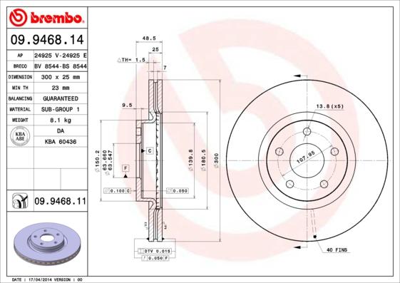 AP 24925 E - Brake Disc autospares.lv