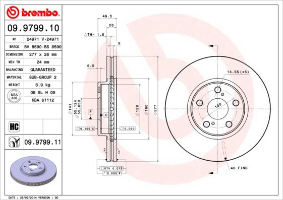 AP 24971 - Brake Disc autospares.lv