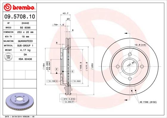 AP 24440 - Brake Disc autospares.lv