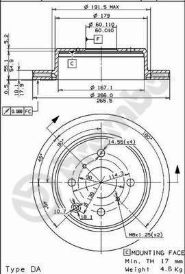 AP 24438 - Brake Disc autospares.lv