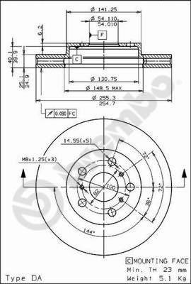 AP 24558 - Brake Disc autospares.lv