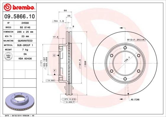 AP 24566 - Brake Disc autospares.lv