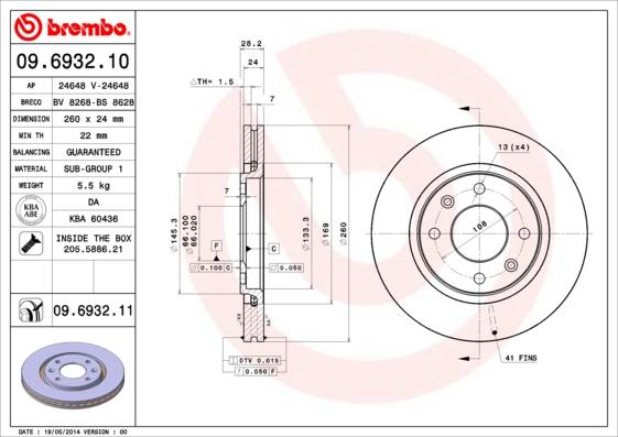 AP 24648 - Brake Disc autospares.lv