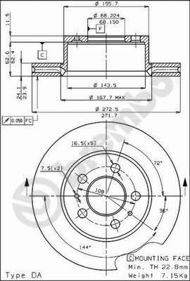 AP 24141 - Brake Disc autospares.lv