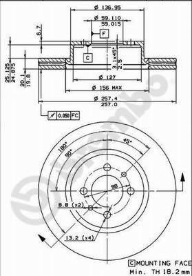 AP 24178 - Brake Disc autospares.lv