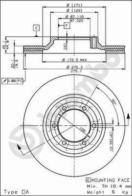 AP 24393 - Brake Disc autospares.lv