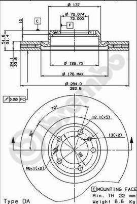 AP 24319 - Brake Disc autospares.lv