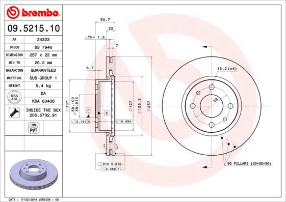 AP 24323 - Brake Disc autospares.lv