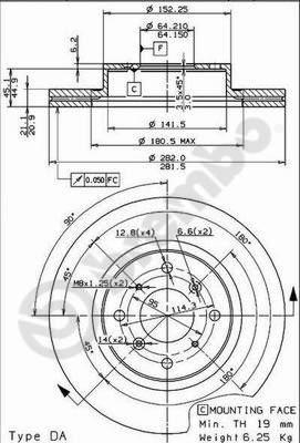 AP 24266 - Brake Disc autospares.lv