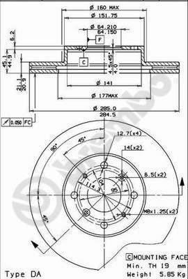 AP 24226 - Brake Disc autospares.lv