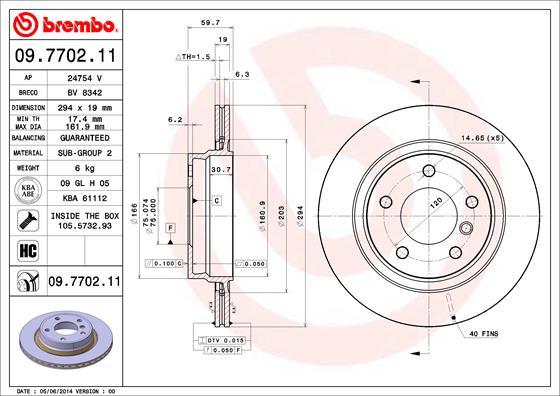 AP 24754 V - Brake Disc autospares.lv