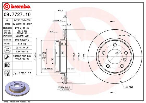 AP 24750 - Brake Disc autospares.lv