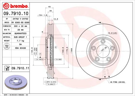 AP 24762 V - Brake Disc autospares.lv