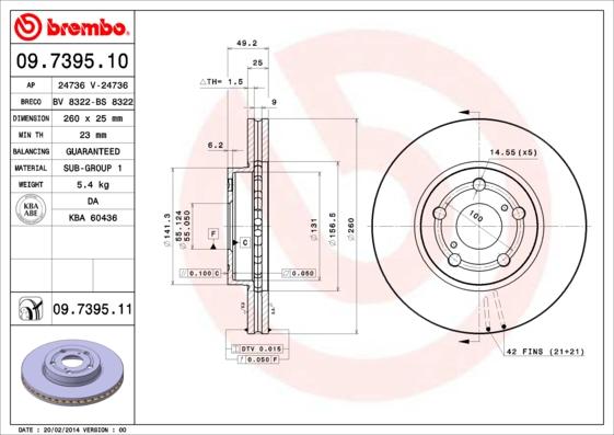 AP 24736 - Brake Disc autospares.lv