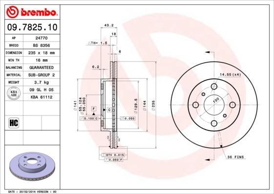 AP 24770 - Brake Disc autospares.lv