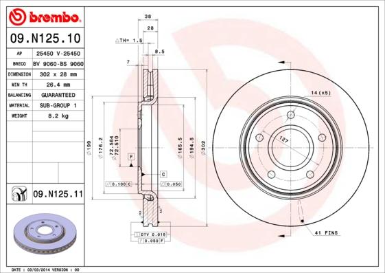 AP 25450 - Brake Disc autospares.lv