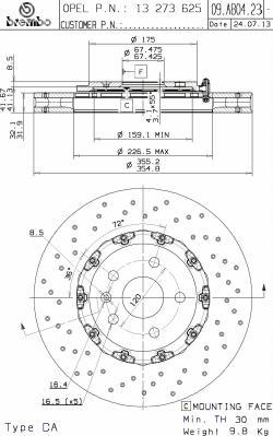 AP 25468 Z - Brake Disc autospares.lv