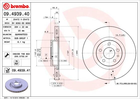 AP 25472 - Brake Disc autospares.lv