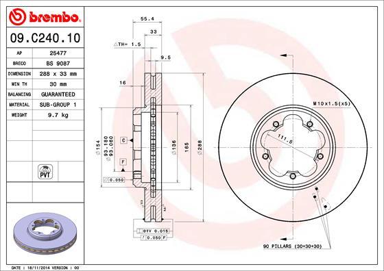 AP 25477 - Brake Disc autospares.lv